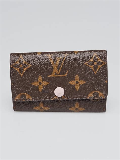 Louis Vuitton Rose Ballerine Monogram Canvas Multicles 6 Key 